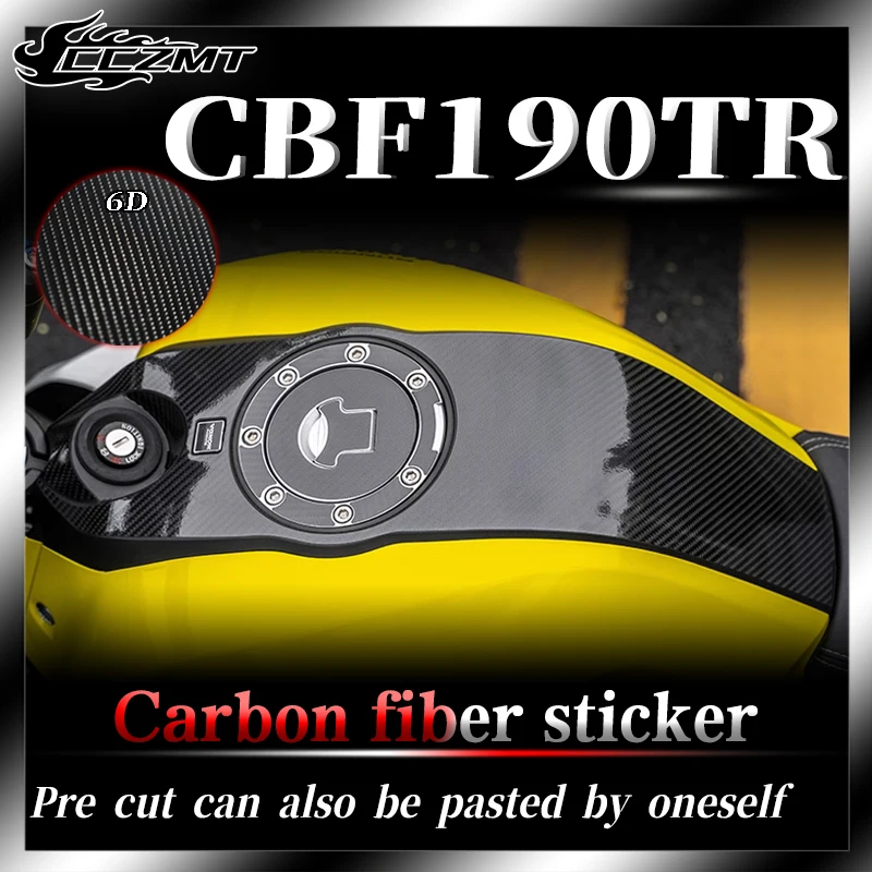 

For Honda CBF190TR car stickers fuel tank stickers transparent protective films 6D carbon fiber stickers modification stickers