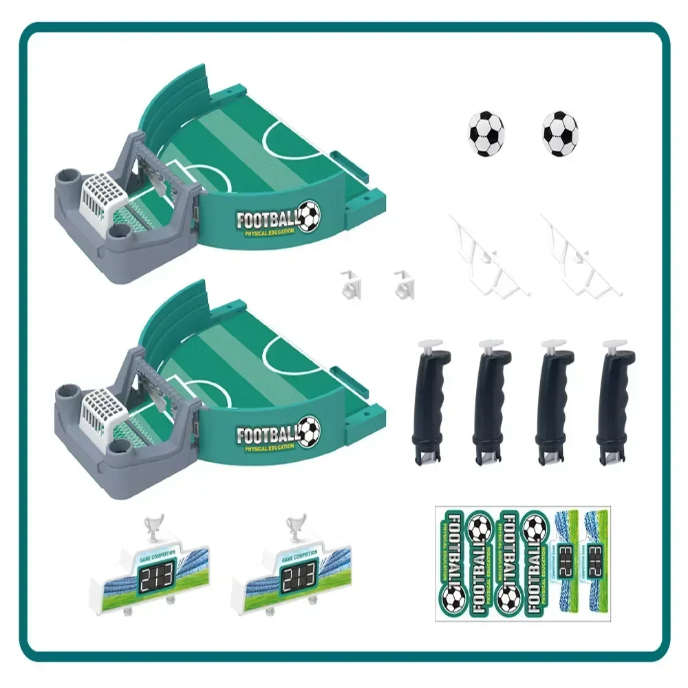 Juego de fiesta de fútbol de mesa, Mini juegos interactivos de escritorio de fútbol para niños, juguetes competitivos de mesa para padres e hijos, regalos de juego