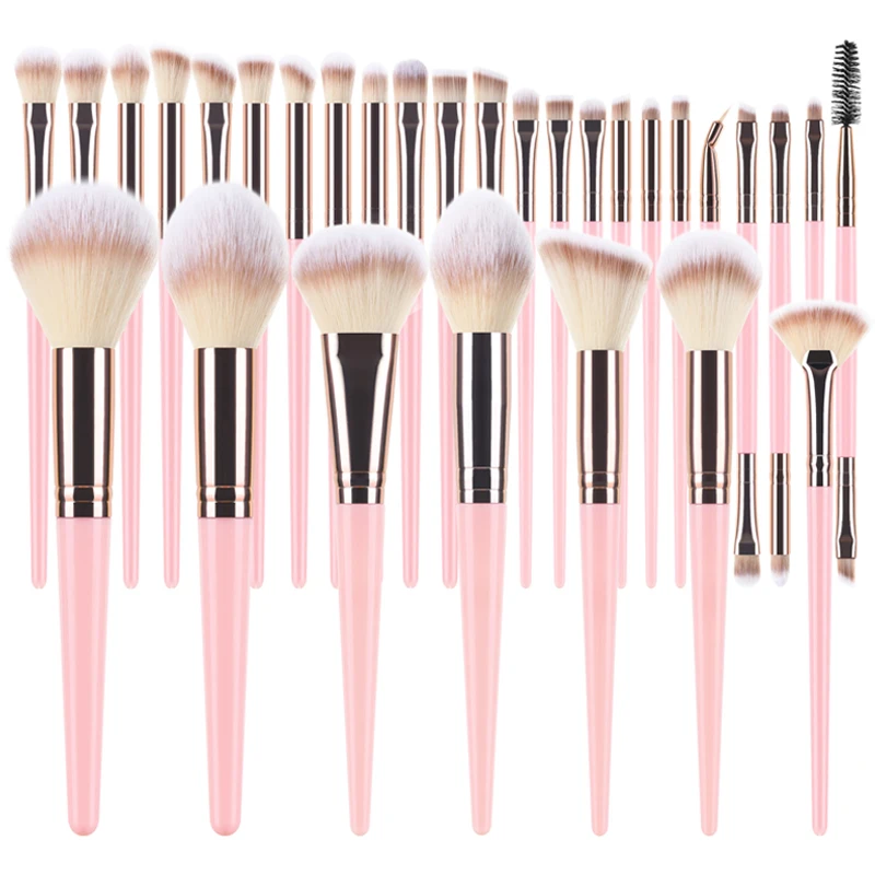 1/2 Set Makeup Brush Kit Foundation Blush Eye Shadow Eyelash Brush Highlight Lips Brushes Novice Make Up Tool Set Cosmetic Tools