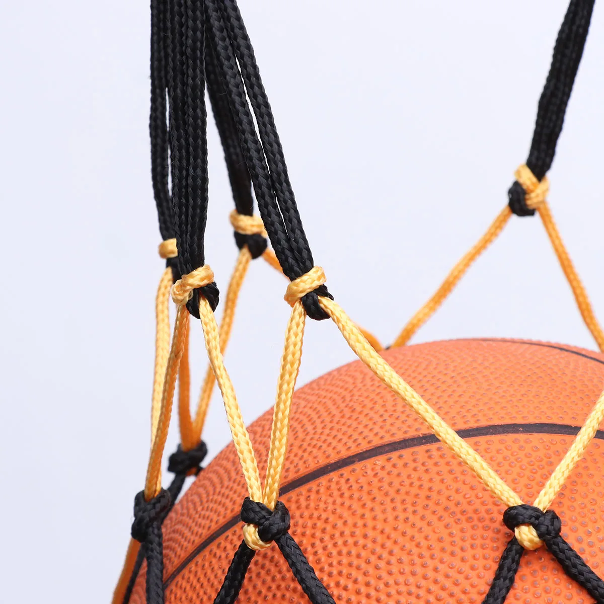 

Heavy Duty Nylon Mesh Bag Drawstring Storage Ball Net Waterproof Moisture Resistant Durable Thickened Straps Easy Carry School