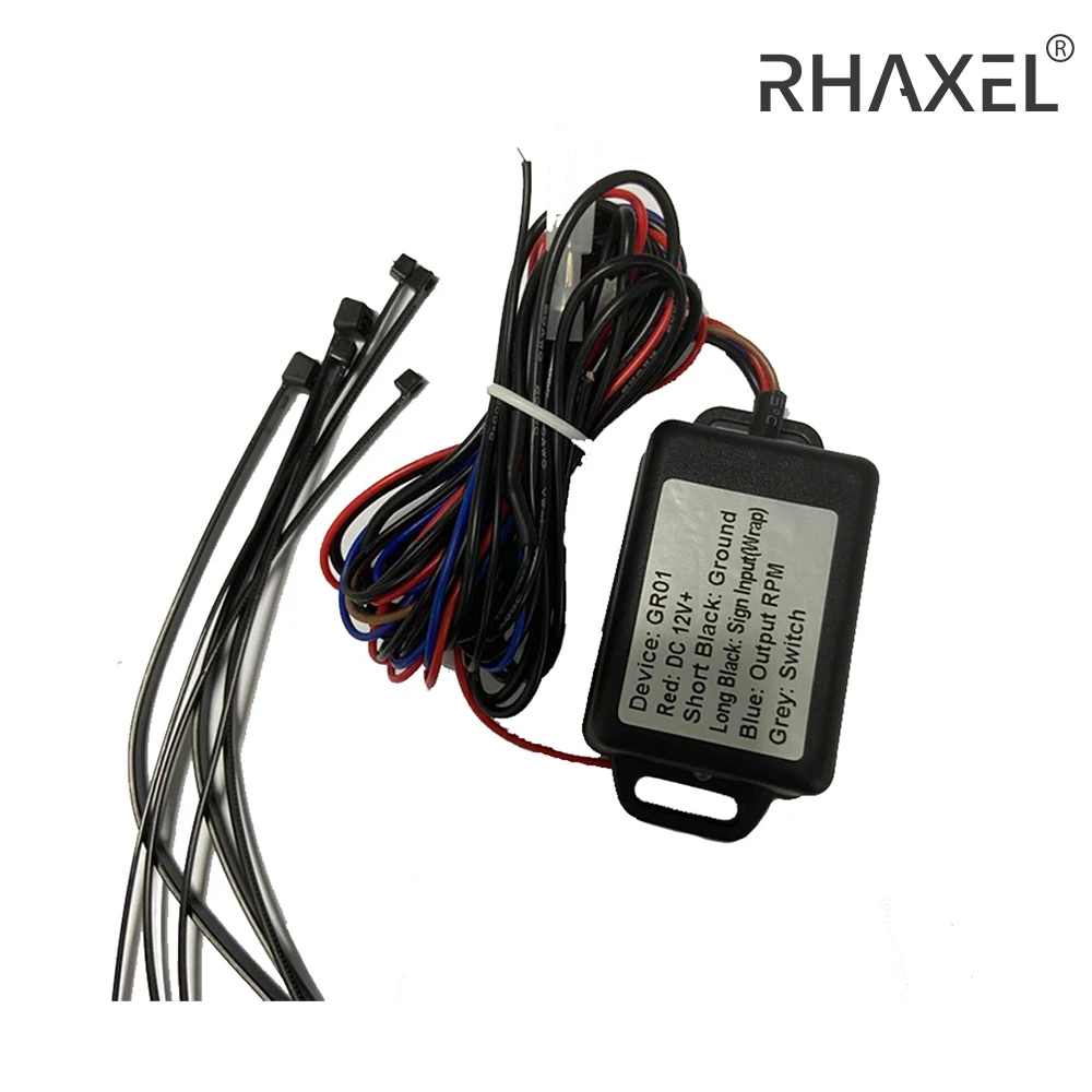 RHAXEL Diesel Engine TACH RPM Signal Adapter with Pulse Output for All Types of Tachometer and RPM Gauge for Car Truck