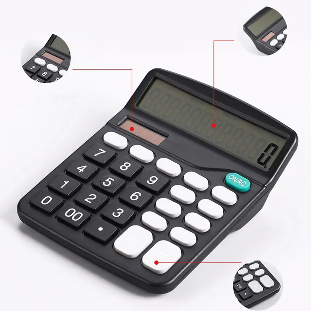 Calculation Compact Mini Impact Resistant Desktop Calculator Basic Counter Office Supply