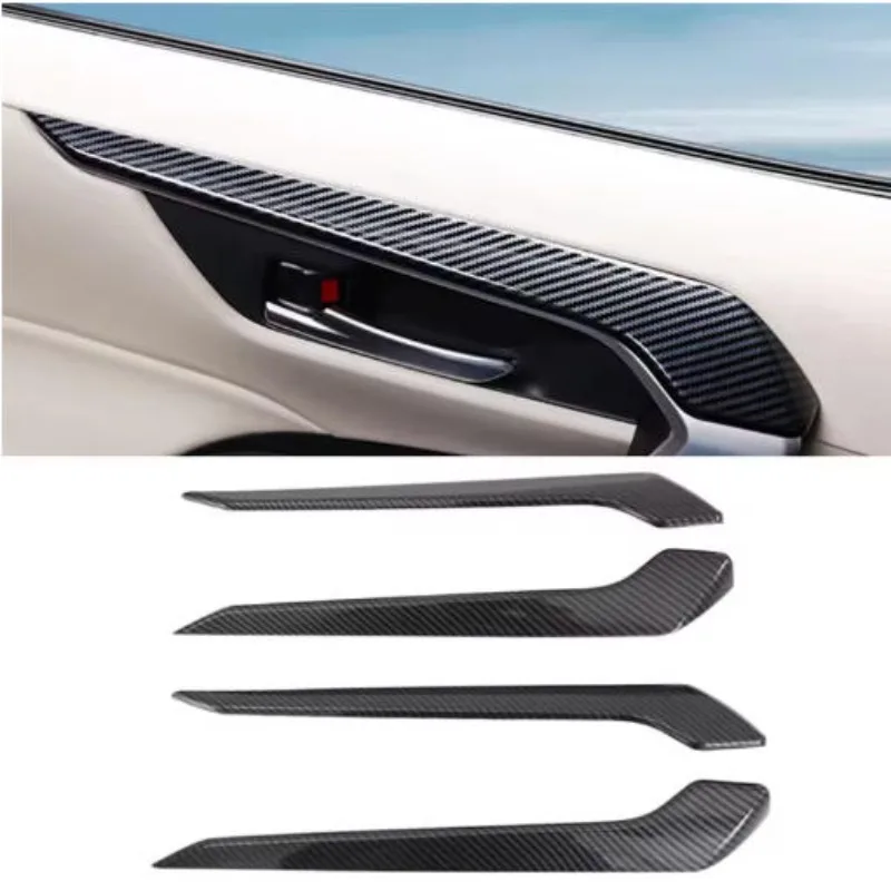 

Applicable to 20 Toyota RAV4 Rongfang interior accessories Carbon fiber door interior modification special bright strip