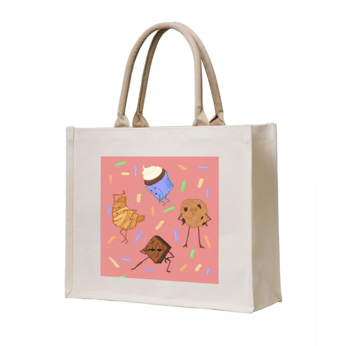 

Tempting Baked Goods Tote Bag Women bags Customizable tote bag shopper bag women canvas Big