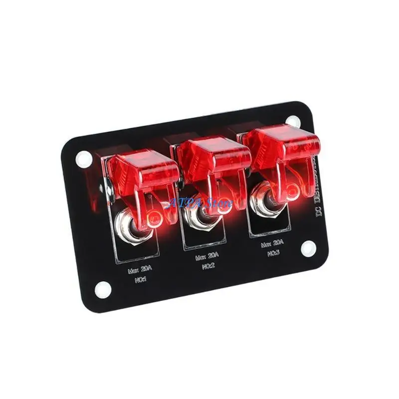 U13C Multifunctional Vehicle Boat External 12-24V Overcurrent for Protection Switch Panel with 20A