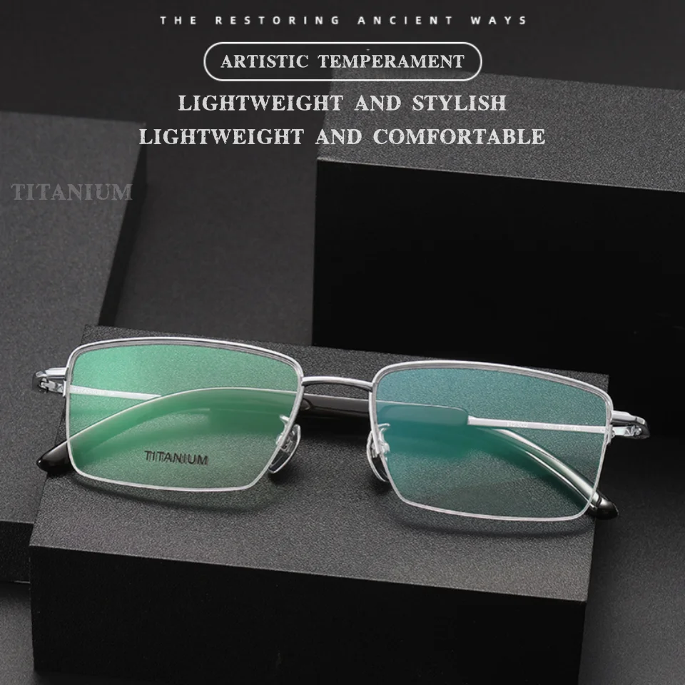 Men's Luxury Natural Horn Glasses Business Office Computer Anti Blue Light Prescription Optical Eyewear Women's Eyeglasses Frame
