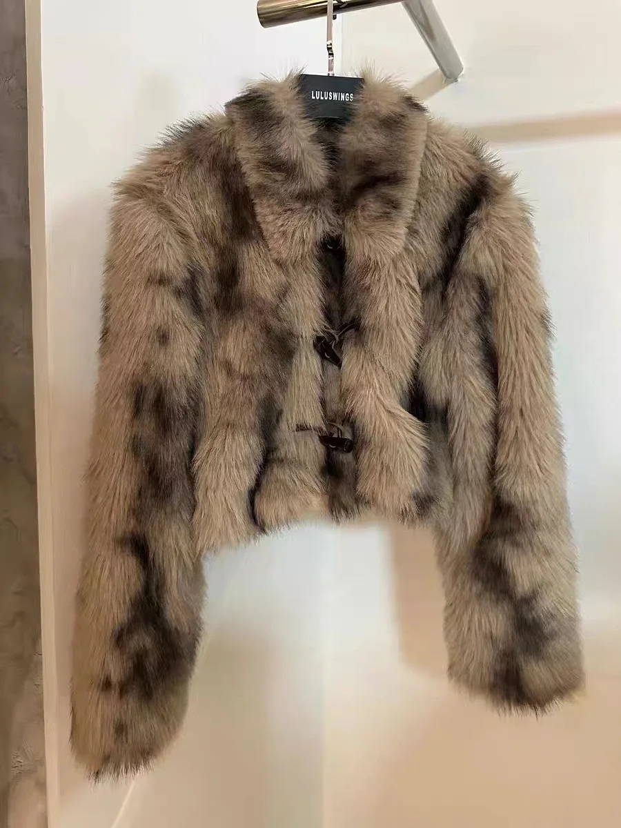 Nepbontjas Lange jassen Dames Mooi werk Dames Chinese stijl Patroon Ganzendons Warme harige buitenjas Formeel Casual All-Match