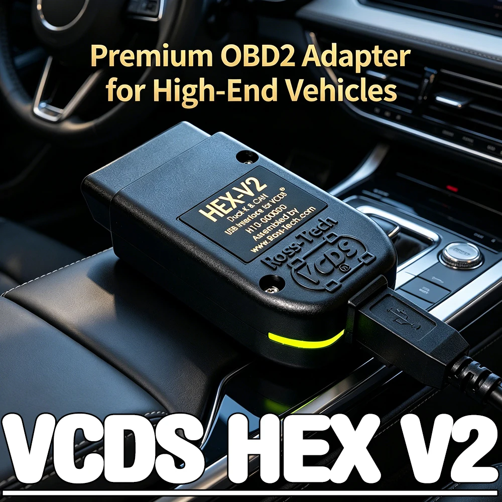 Escáner OBD2 USB VCDS VAGCOM 26.3 HEX CAN Popular 2026 para VW, Audi, Skoda, Seat VAG, Multilingüe, ATMEGA162, Herramienta VAG HEX V2 VCDS