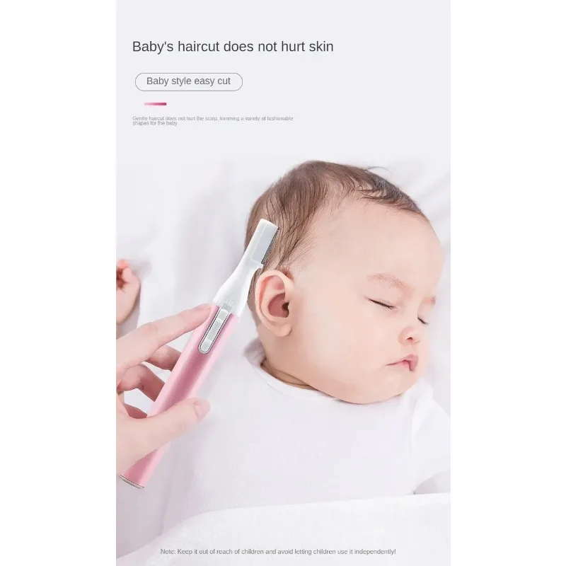 High Quality Practical Electric Face Eyebrow Scissors Hair Trimmer Mini Portable Women Body Shaver Remover Blade Razor For Sale