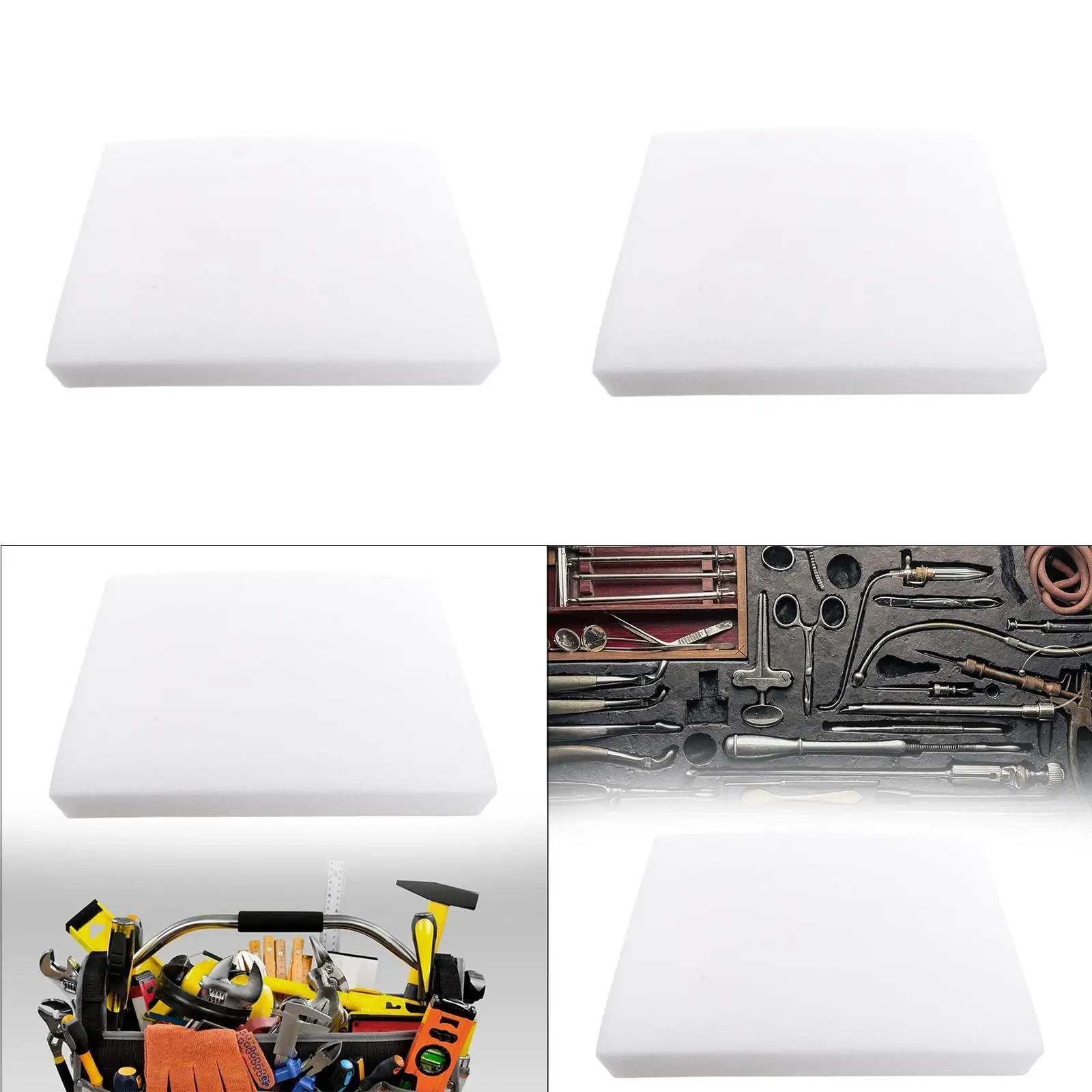 Tool Box Foam Insert Tool Box Liner Easy to Use Non Slip Reusable Shockproof Packing Foam Pad Tool Foam Sheet for Tool Box