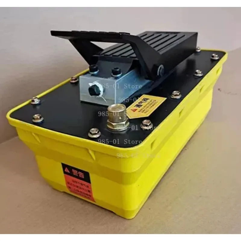 70Mpa pneumatic hydraulic pump, 2.3L capacity, 0.75-0.95L/min, foot & manual type for girder correction