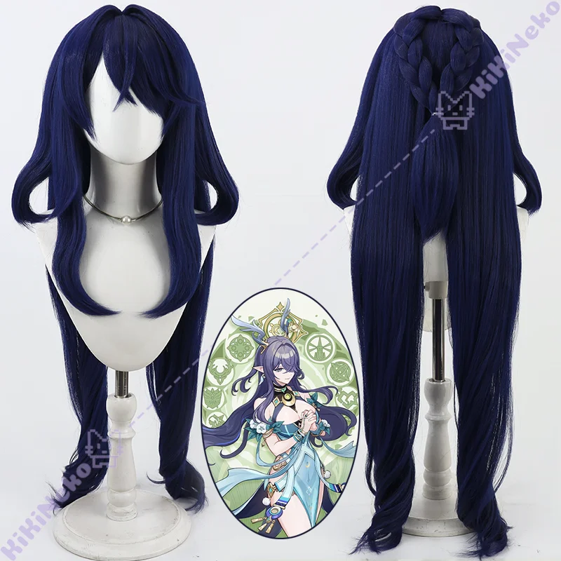 Spiel Genshin Impact Lauma Cosplay Perücke Lauma Lange Perücke Für Comicon Hallowmas Party Erwachsene Frauen Männer