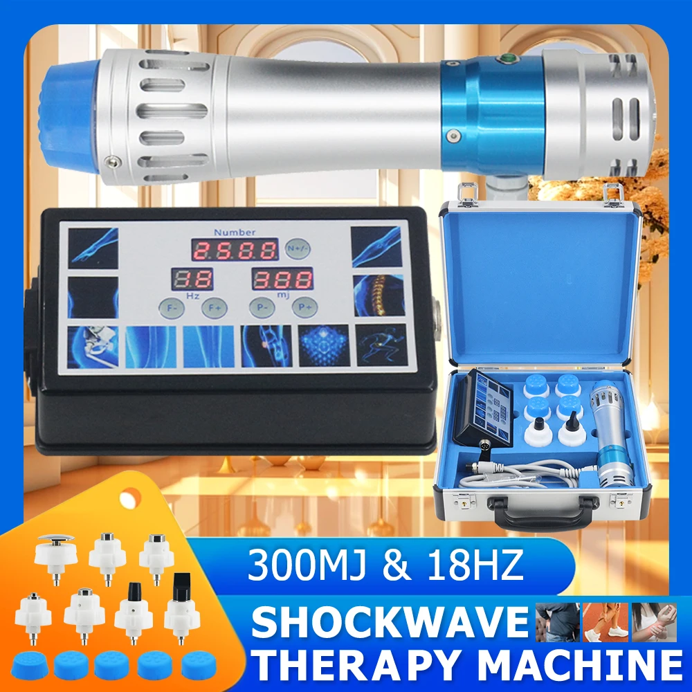 

2025 Newest Professional Shock Wave Massager For Erectile Dysfunction Physiotherapy Pain Relief 300MJ Shockwave Therapy Machine