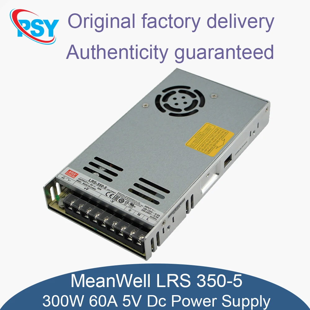 Mean Well LRS-350-5 300W 60A 5V Dc Power Supply SMPS Switching 110-240V Available For LED Full color Module Display Screen