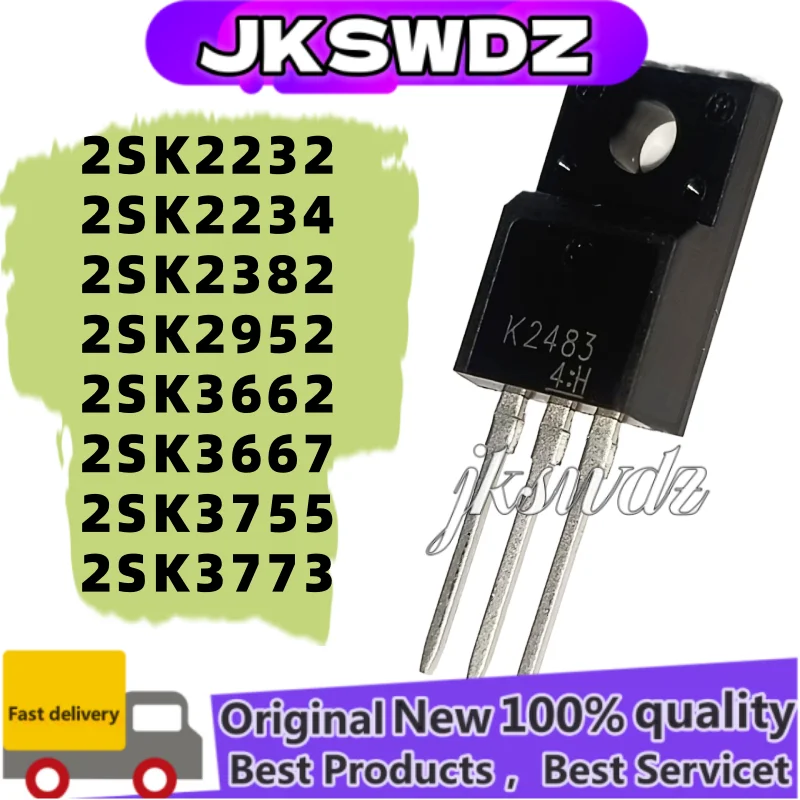 

10PCS NEW 2SK3773 2SK2232 2SK2952 2SK3662 2SK3667 2SK3755 2SK2234 2SK2382 TO-220F K3773 K2232 K2952 K3662 K3667 K3755 TO-220F