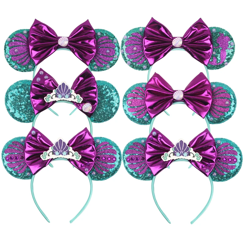 2024 Disney Mickey Ears Headband Sequins 5\