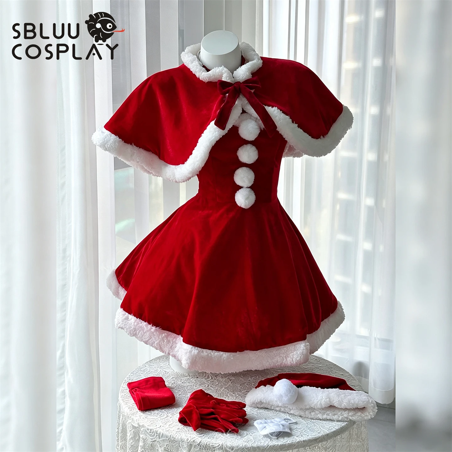 sbluucosplay-costume-de-cosplay-anime-takanashi-rikka-tenue-de-noel-robe-rouge-jeu-de-role-pour-femmes-fete-d'halloween