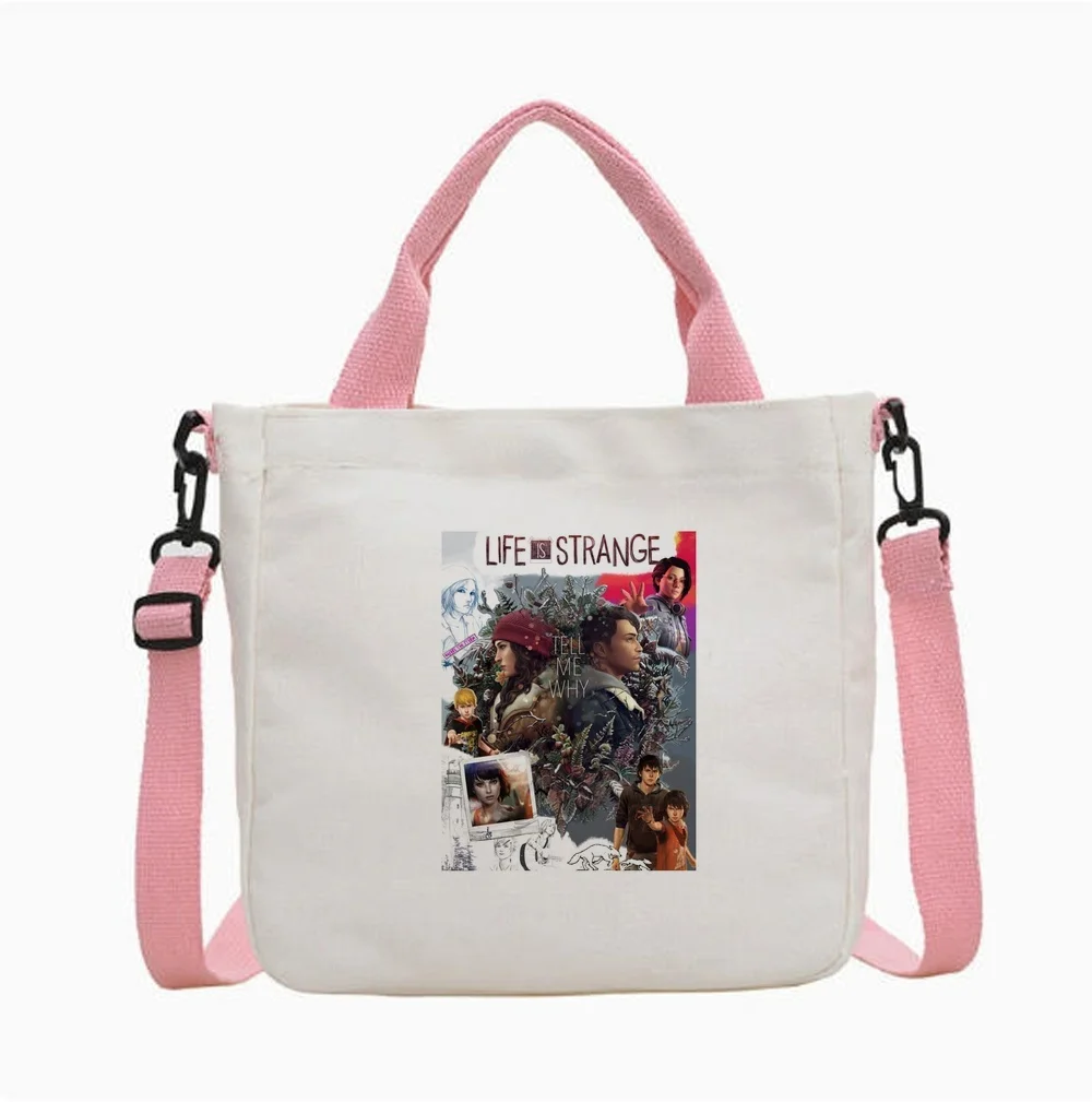 Life Is Strange tote bag shopper shoulder  reusable y2k bolsas de tela femme