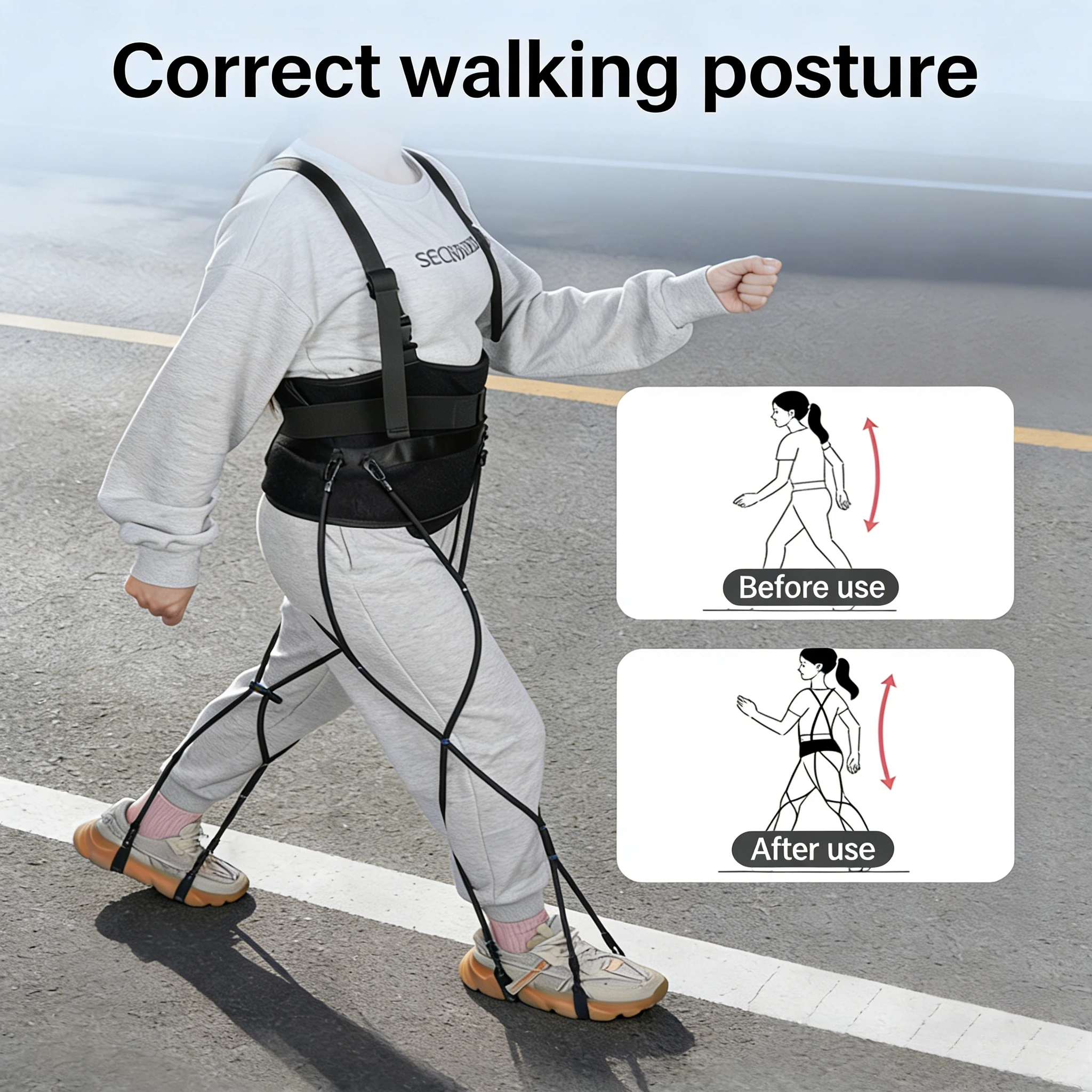 

Lift Walker Walking Assistance Elderly Rehabilitation Training Equipment Stroke Hemiplegic Exoskeleton Lower Limb Legs