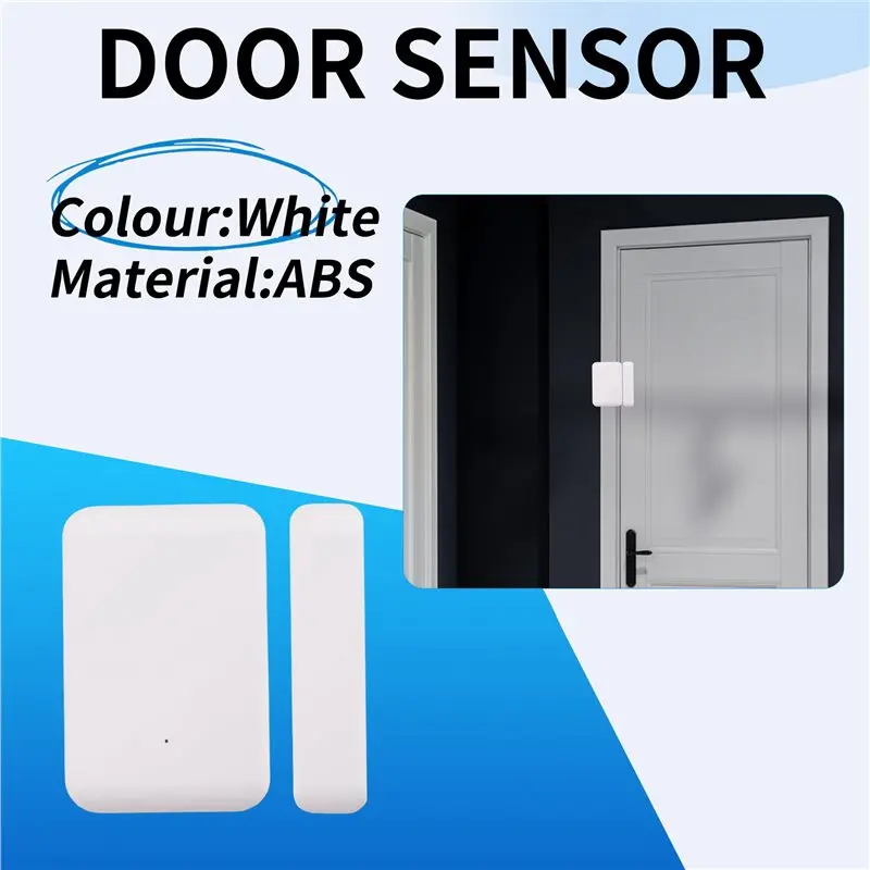 2.4Ghz Wireless TTLOCK Door Sensor Door Contact Detection Windows Open Close Status Works With TTLOCK App Smart Locks-AEF7
