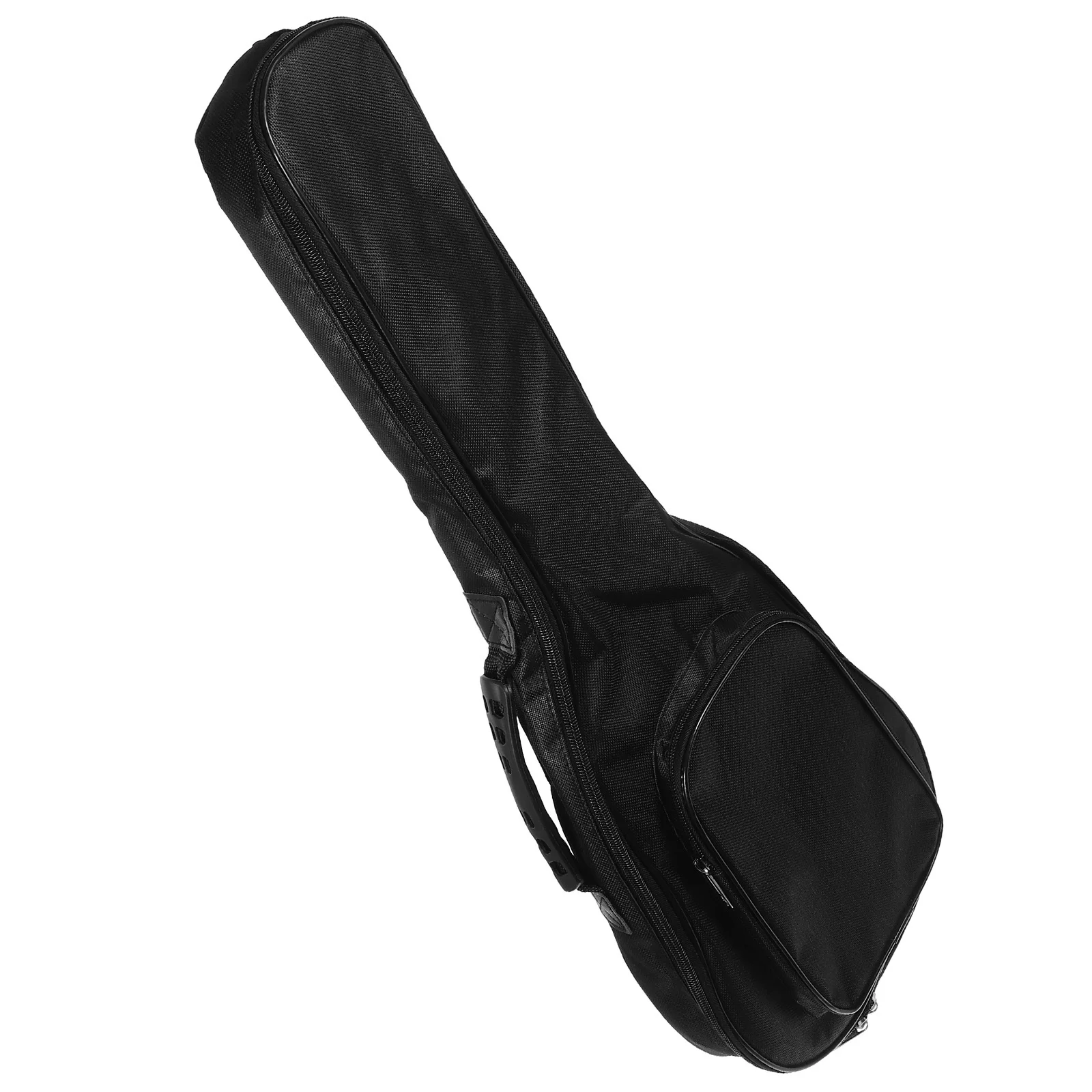 

Guitar Bag Ukulele Oxford Cloth Carry Backpack Sponge Padded Black Pouch with Pockets
