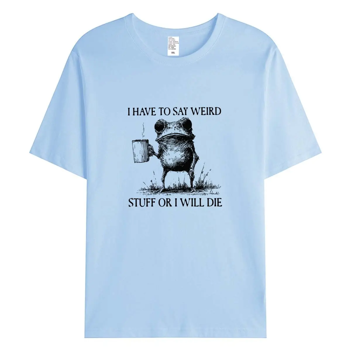 الصيف النساء تي شيرت موضة مضحك الضفدع الجرافيك تي شيرت المتضخم قصيرة الأكمام المحملة 100% القطن امرأة قمة الإناث التي شيرت الملابس #2