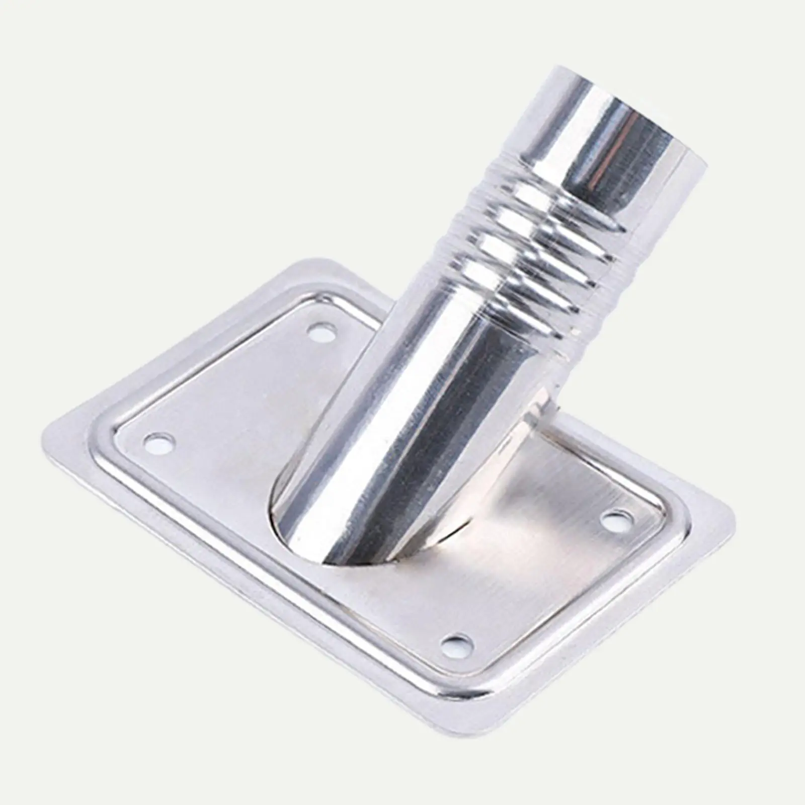 Stainless Steel Wire Brush Handle Adapter Hardware 45° Tilt Design Threaded Connection Long Handle Brush Connector Attachment