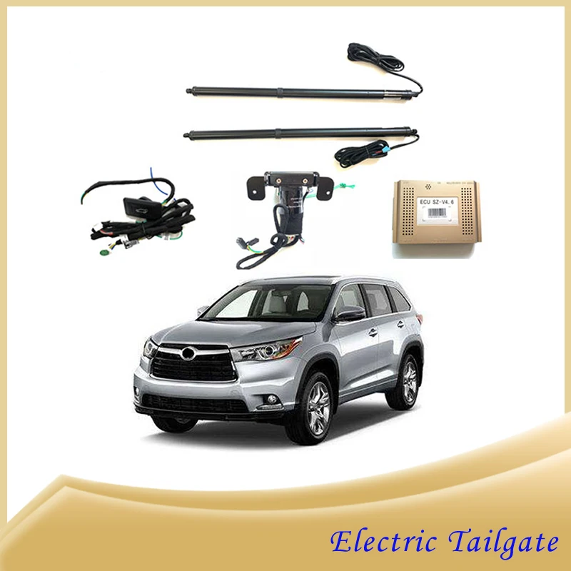 For Toyota Highlander 2009-2023 electric tailgate modified car trunk door installation lifting rear door Can install foot sensor