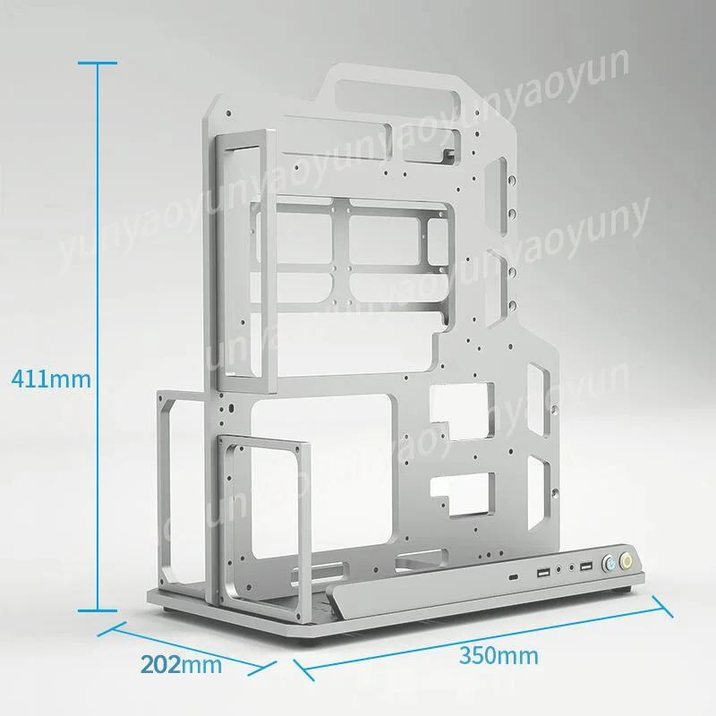 

A Aluminum Alloy Is Open Case Water-cooled Portable Rack Computer Desktop