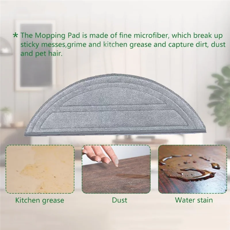 A88X モップパッド交換用 Forroborock Saros 10 / G30 ロボット掃除機再利用可能な洗えるモップ布アクセサリー 12 個