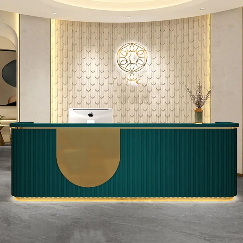 

Standing Office Shop Cashier Counter Pulpit Bar Mobile Reception Small Hair Salon Counter Register Pulpitos Bureau Furniture