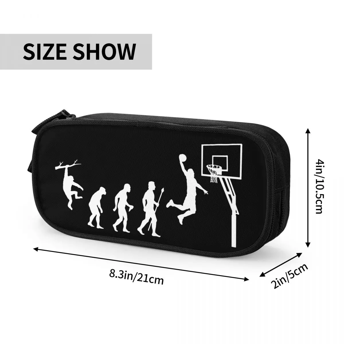 Basketball Evolution Pencil Case Slam Dunk Hanamichi Sport Manga Pencilcases Pen Large Storage Bag School Supplies Stationery