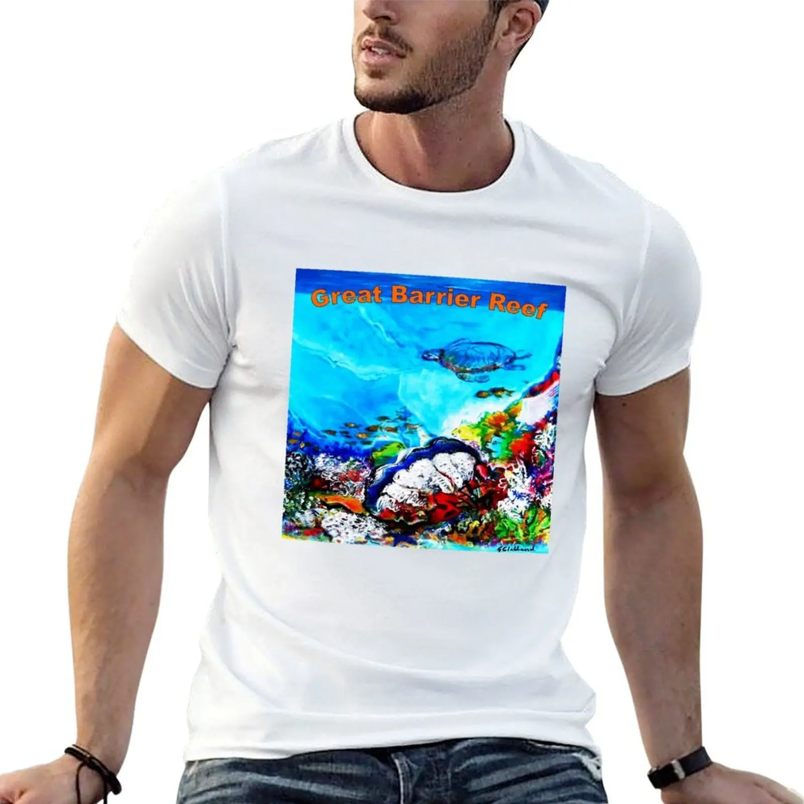 

Great Barrier Reef T-Shirt man t shirt heavy cotton man t shirts for men anime t shirts for man T-shirt
