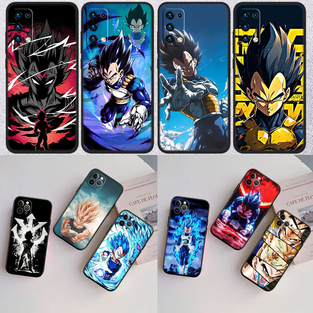TR13 Dragon Ball Vegeta Shell Phone Case for Samsung Galaxy Note 10 20 S23 S24 S25 Ultra FE Plus Edge Lite A02S A35 A07 A17