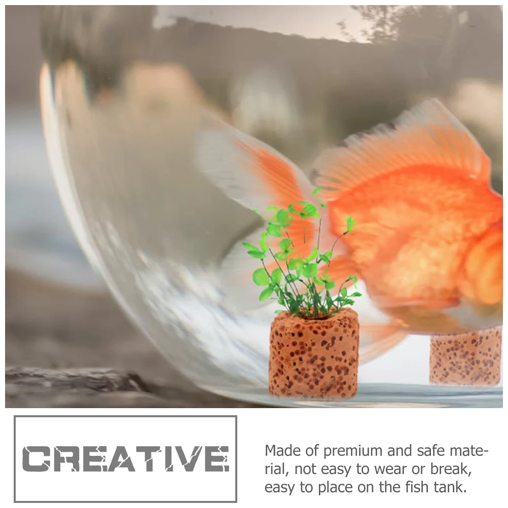 

40pcs Aquarium Plant Holder Water Plants Fixed Ring Aquatic Plant Weights Fish Tank Decor Floating Plants Fix Durable Safe For