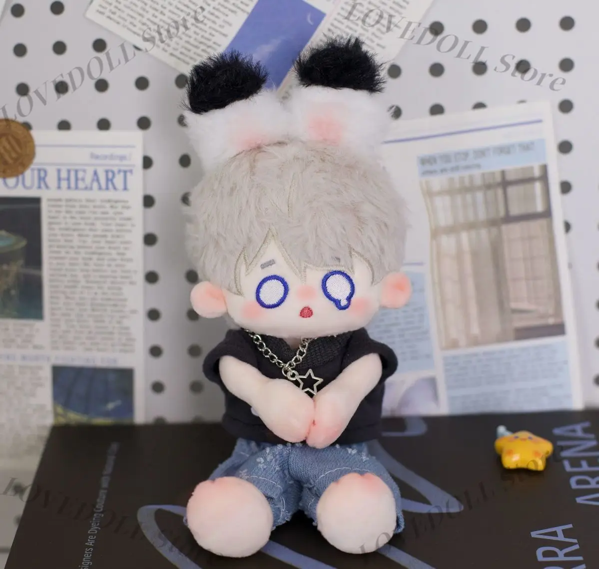 

Аниме Xavier атрибуты любовь и глубокое пространство плюшевая кукла Chuichui рюкзак для тела игрушки кулон милый рождественский подарок 10 см