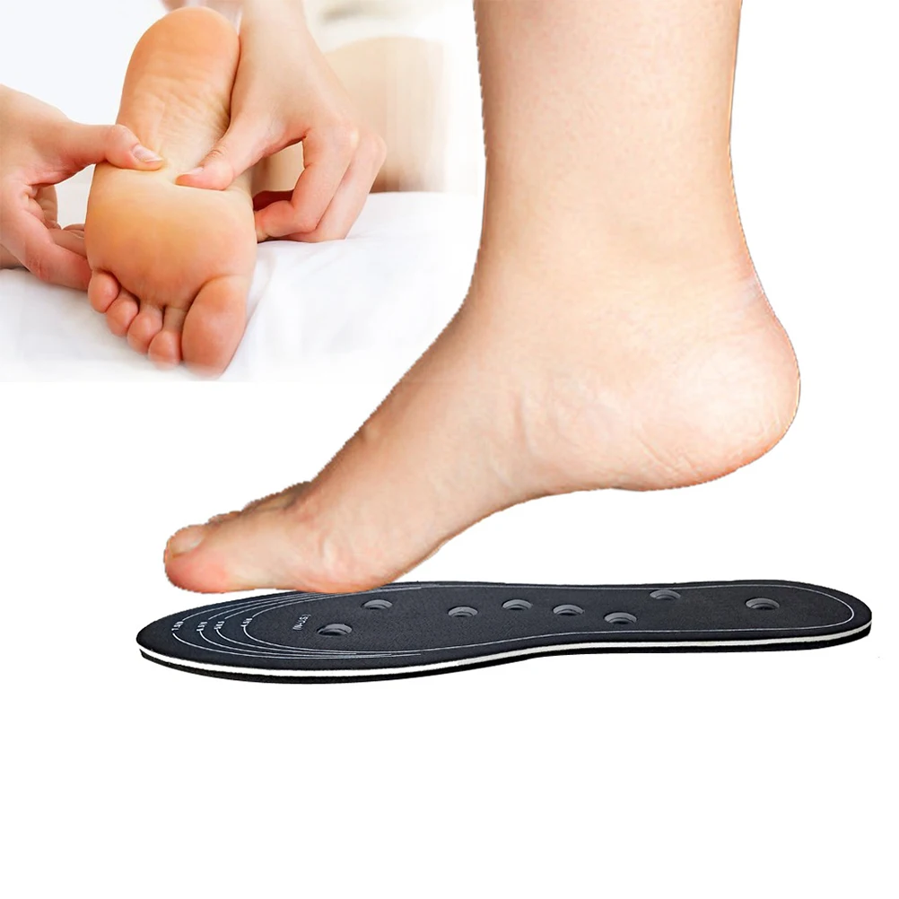 Semelles intérieures de thérapie magnétique, Inserts de massage, réflexologie, acupression, outils de soins des pieds, stimule la Circulation, soulage la Fatigue, énergisant