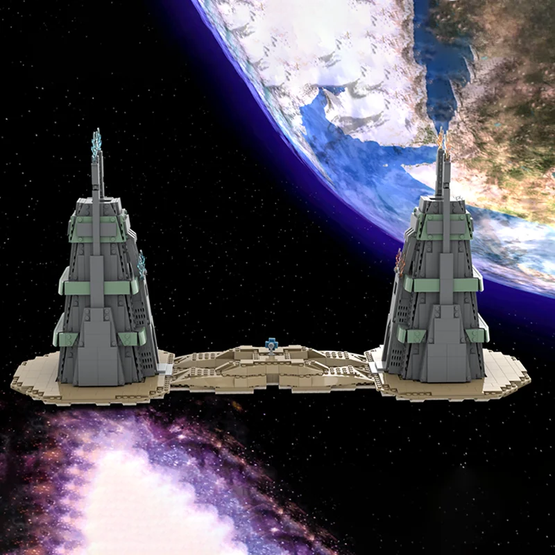 1672 Uds. MOC DIY modelo educativo bloques de construcción-facades mundos torneo irreal, juguete de construcción creativo para niños y adultos