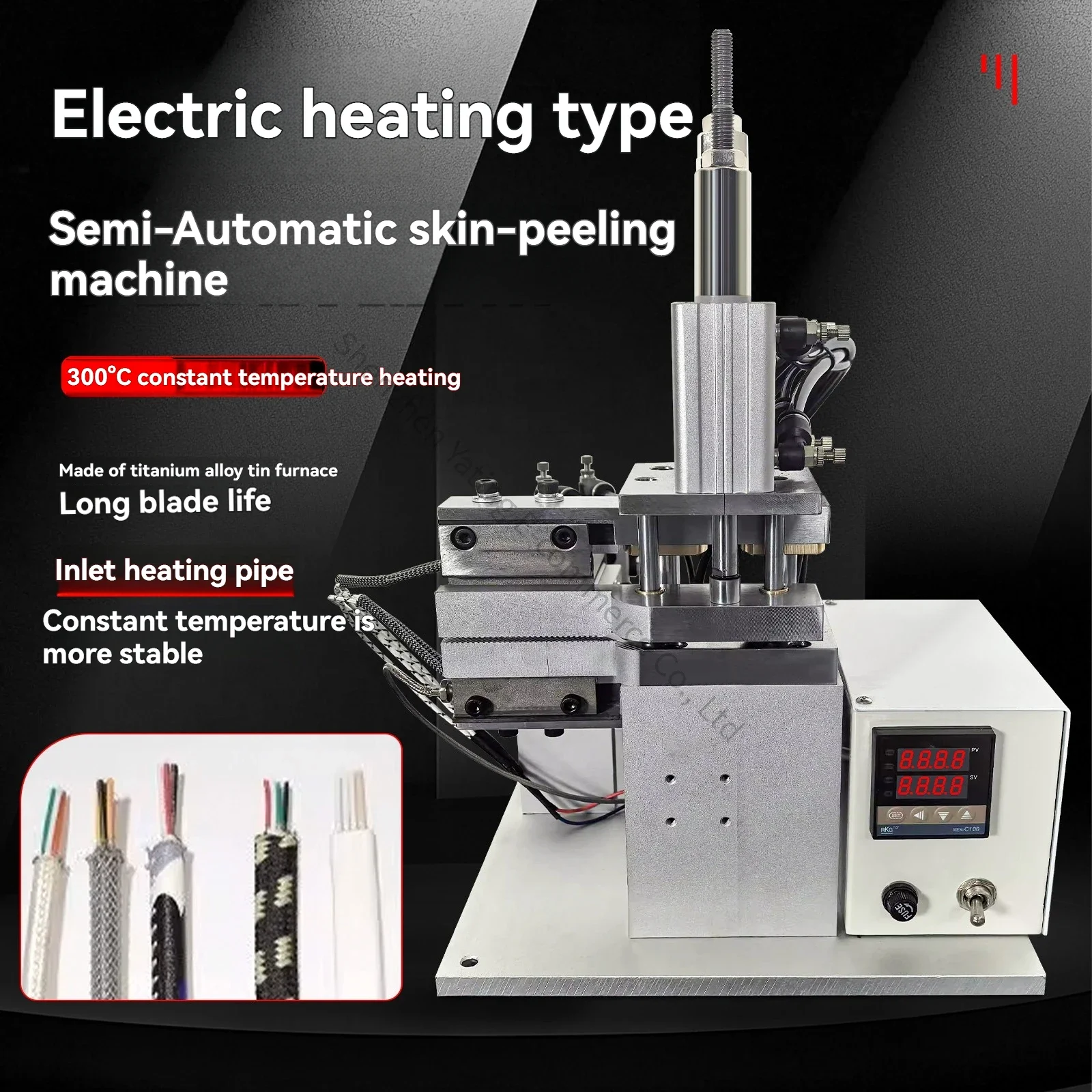 1pc Electric Wire Stripping Machine Silicone Braided Wire, Heat-resistant Wire, Heating and Peeling Machine