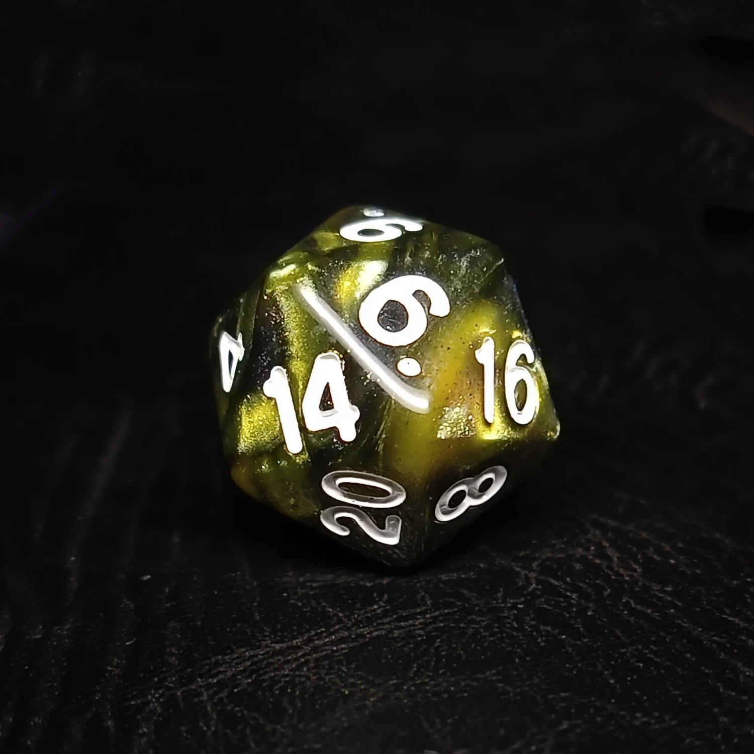 올리브 그린 별이 빛나는 하늘 갤럭시 주사위 세트, D4 D6 D8 D10 D % D12 D20 D & D COC 테이블 게임, DND RPG 주사위 세트, 7 개/세트