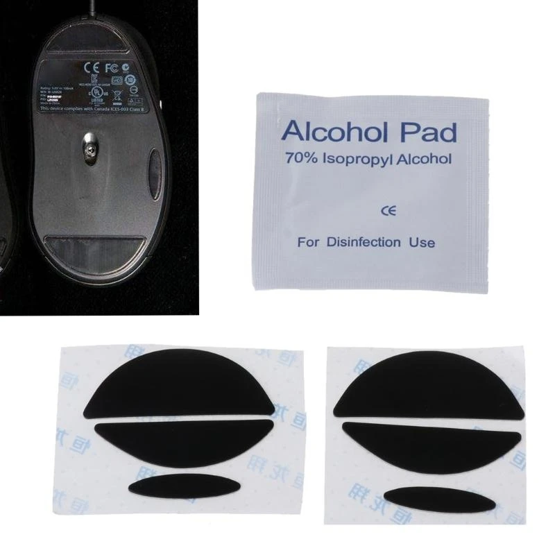 090f 2 Set Mouse Replacement Accessory Skates Mouse Mouse For For G5 G7 Wear-Resist