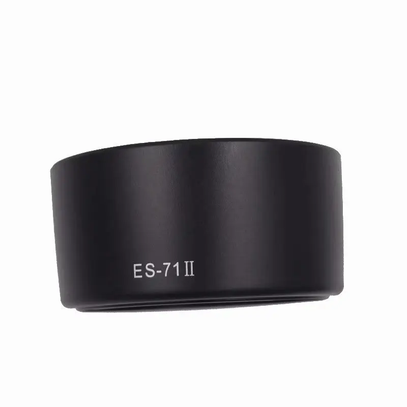 ES-71II Lens Hood 50mm For CANON EF 50mm f/1.4 USM Block Rain Wind Snow Camera Accessories  Lens Hoods Dropshipping