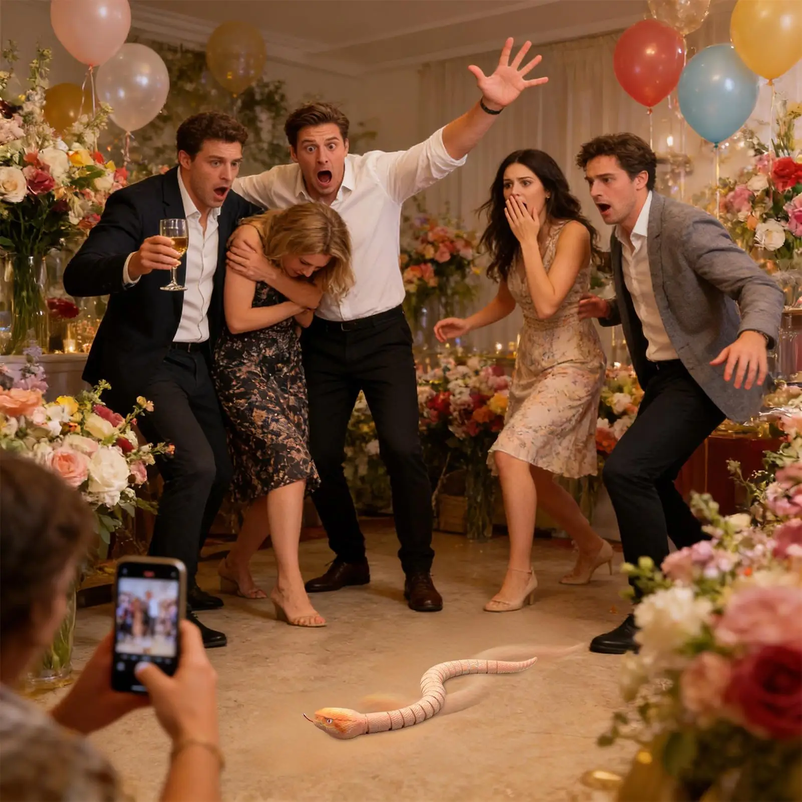 

Интерактивная электрическая игрушка-змея на пульте управления для кошек, развивающие игрушки для кошек, для детей, подростков, взрослых, для вечеринок, Хэллоуина, дома, офиса, тематические