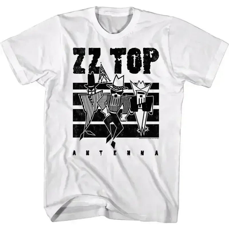 ZZ Top Men's Tshirt Antenna Album Cover Graphic Tee 1994 CD Art Live Concert Me