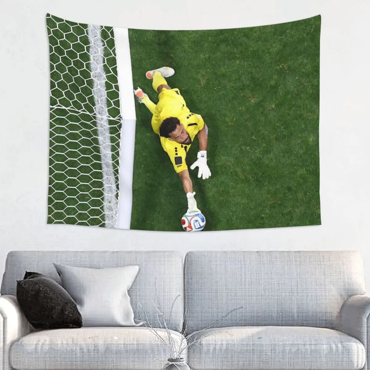Legend Vozinha Football Save Tapestry Wall Hanging Hippie Tapestries Soccer Hero Boho Throw Rug Blanket Wall Decor 95x73cm