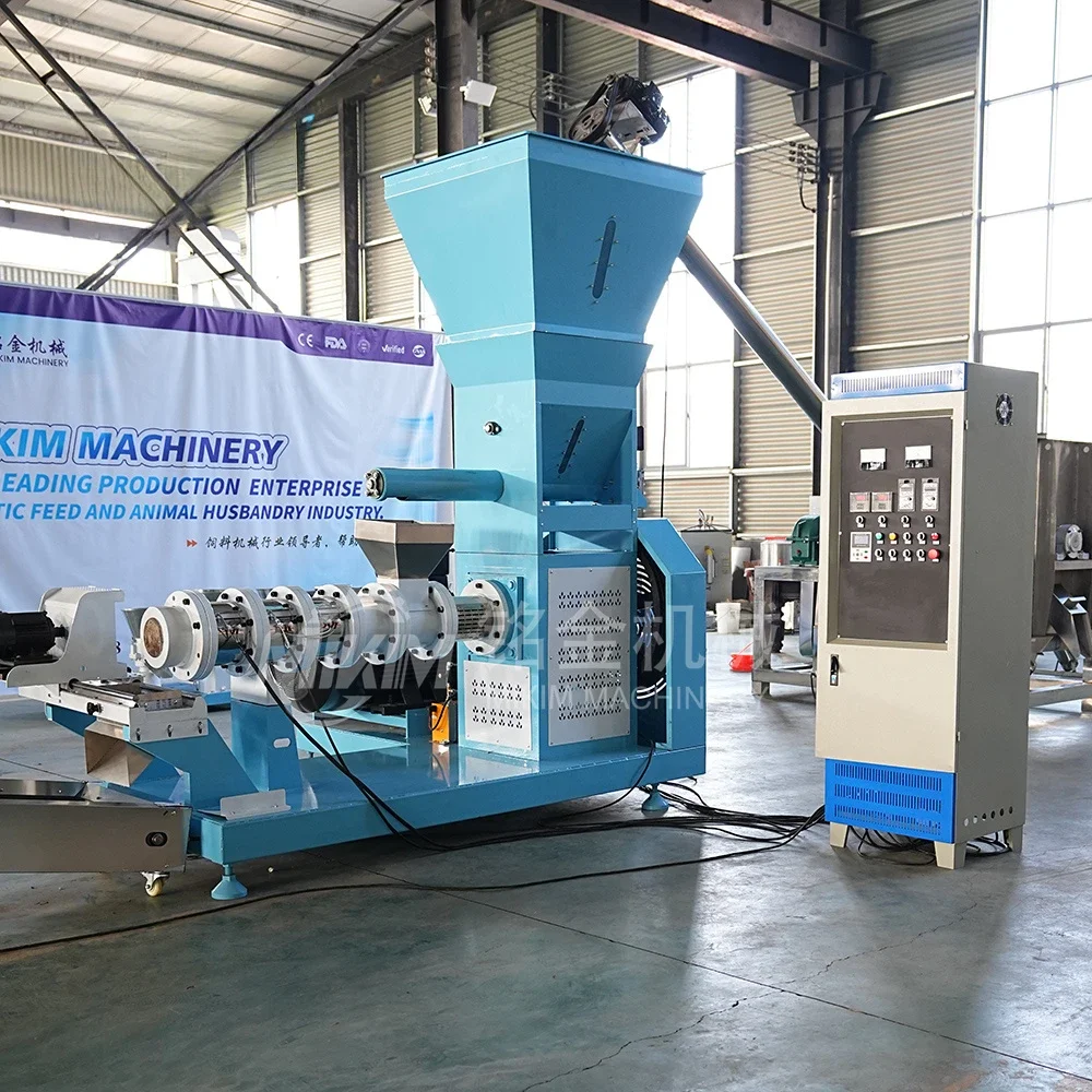 Feed Processing Machines Pellet Making Farm Pet Cat Dog Rabbit Shrimp Feed Extruder Granulator Machine Fish Feed Making Machine