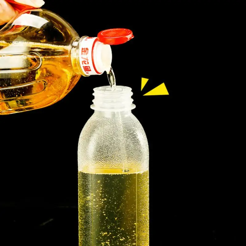 300ml/500ml Kitchen Squeeze Oil Bottle Dispenser Oil Spray Bottle Condiment Cooking Baking Ketchup Mustard Vinegar Olive Oil