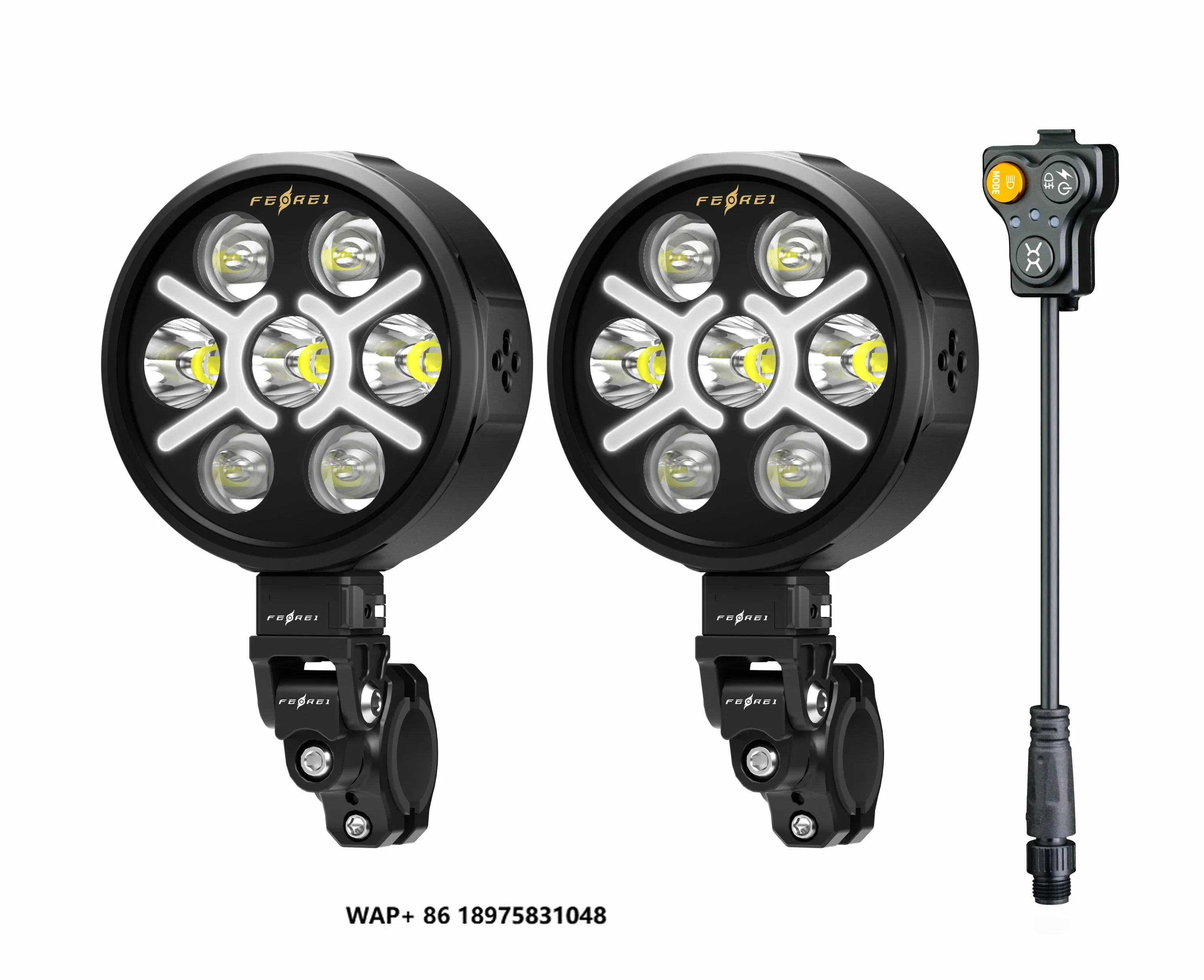 

Ferei FM1300 Motorcycle Driving Lights High-brightness LED Motorcycle Lights