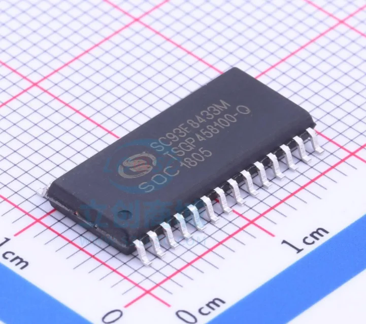 1 PCS/LOTE SC93F8433M28U SC93F8433M SC93F8433 SOP-28 100% Neue und original