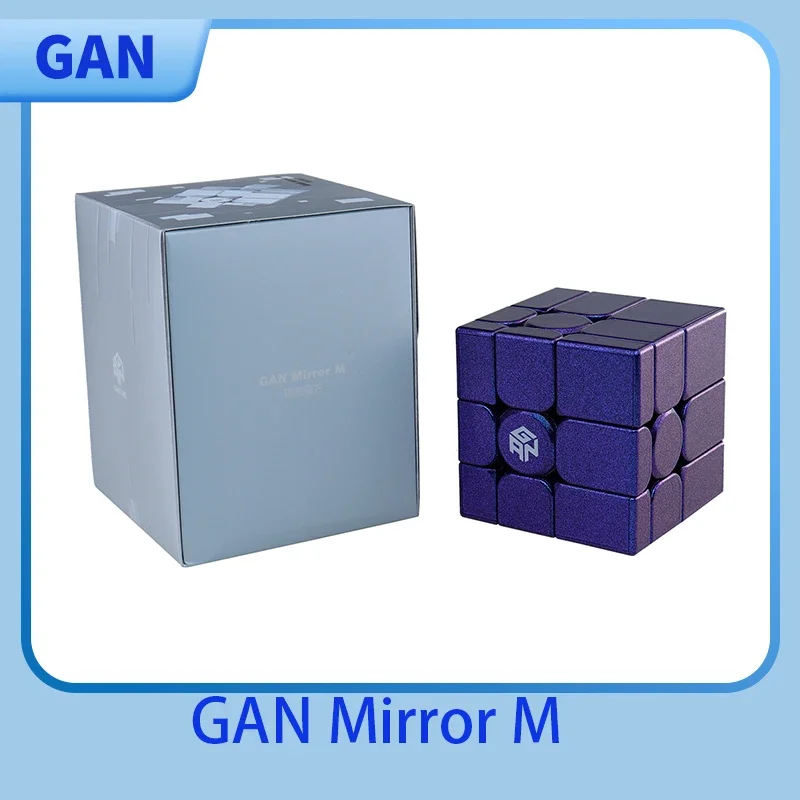 Gan Mirror M UV 3X3 Magnetic Magic Speed Cube Professional Cast Coated Gan 3by3 Mirror Cube Fidget Toys Cubo Magico Puzzle